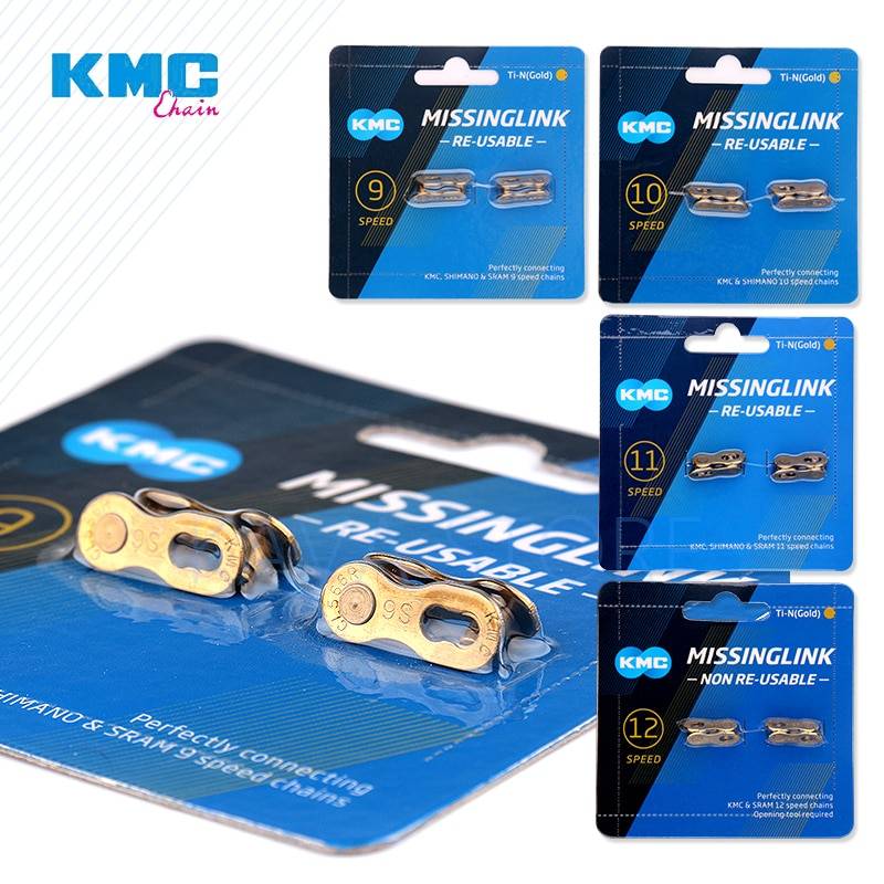 2 Pairs KMC Bicycle Chain Missing Link 6/7/8/9/10/11/12 Speed Bicycles Reusable Chain Magic Clasp Silver Gold Chain Color : 6-8S CL573R Silver|9S CL566R Silver|10S CL559R Silver|11S CL555R Silver|12S CL552 Silver|9S CL566R Gold|10S CL559R Gold|11S CL555R Gold|12S CL552 Gold 2 Pairs KMC Bicycle Chain Missing Link 6/7/8/9/10/11/12 Speed Bicycles Reusable Chain Magic Clasp Silver Gold Chain Color : 6-8S CL573R Silver|9S CL566R Silver|10S CL559R Silver|11S CL555R Silver|12S CL552 Silver|9S CL566R Gold|10S CL559R Gold|11S CL555R Gold|12S CL552 Gold