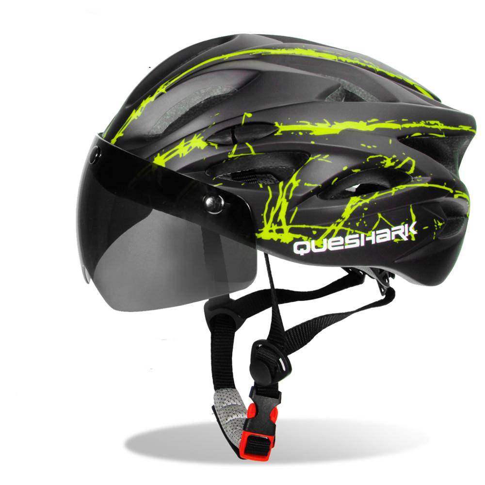 Lightweight Cycling Helmet with Built-in Goggles