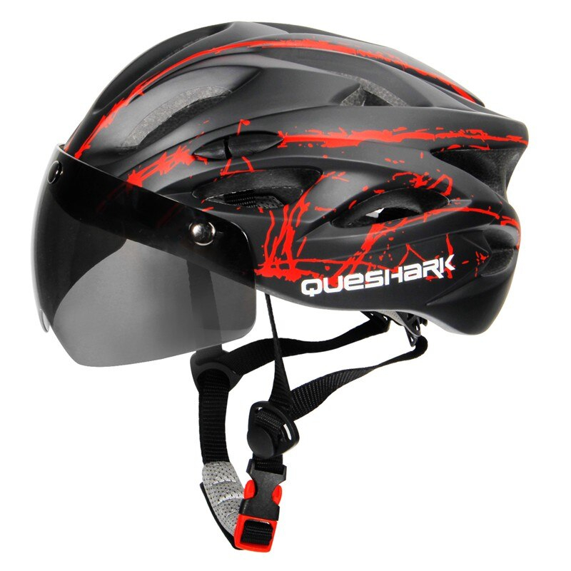 Lightweight Cycling Helmet with Built-in Goggles