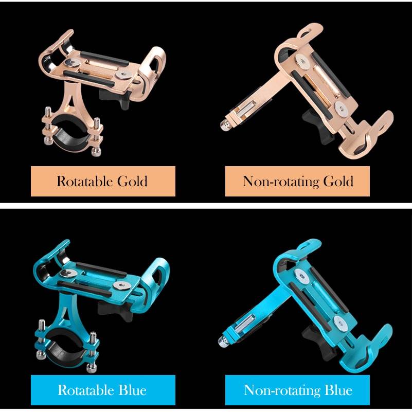 Universal Aluminum Bicycle Phone Holder Bicycle Accessories Bicycle Phone Holder Color : Non-rotating Black|Non-rotating Blue|Non-rotating Gold|Non-rotating Red|Non-rotating Silver|Rotatable Black|Rotatable Blue|Rotatable Gold|Rotatable Red|Rotatable Silver Universal Aluminum Bicycle Phone Holder Bicycle Accessories Bicycle Phone Holder Color : Non-rotating Black|Non-rotating Blue|Non-rotating Gold|Non-rotating Red|Non-rotating Silver|Rotatable Black|Rotatable Blue|Rotatable Gold|Rotatable Red|Rotatable Silver