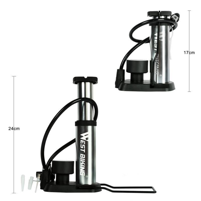 High Pressure Bicycle Pump Bicycle Accessories Bicycle Pumps Color : Gold|Silver|Black High Pressure Bicycle Pump Bicycle Accessories Bicycle Pumps Color : Gold|Silver|Black