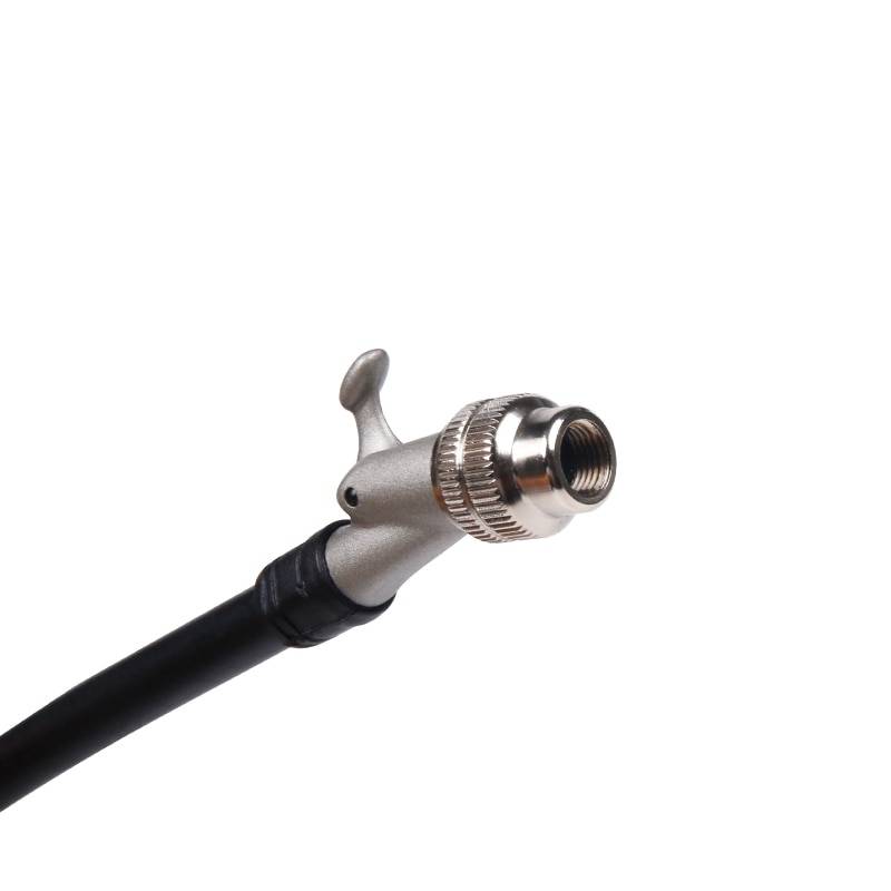 Aluminum Bicycle Pump with Rotating Hose Bicycle Accessories Bicycle Pumps Color : Silver|Black Aluminum Bicycle Pump with Rotating Hose Bicycle Accessories Bicycle Pumps Color : Silver|Black