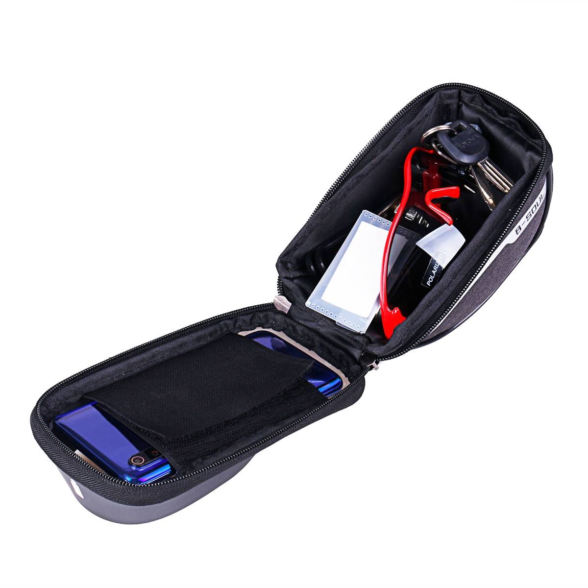 Bicycle Phone Bag with Sunscreen Bicycle Accessories Bicycle Bags & Panniers Color : Red|Light Gray|Blue|Black Bicycle Phone Bag with Sunscreen Bicycle Accessories Bicycle Bags & Panniers Color : Red|Light Gray|Blue|Black