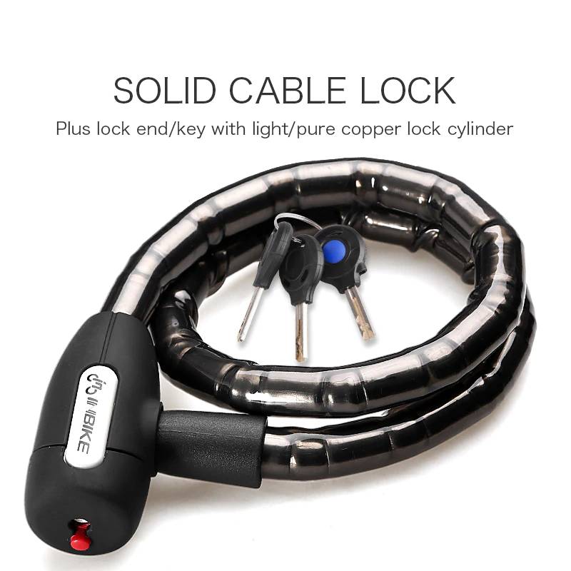 Anti-Theft Bicycle Cable Locks Bicycle Accessories Bicycle Lock Color : Black Anti-Theft Bicycle Cable Locks Bicycle Accessories Bicycle Lock Color : Black