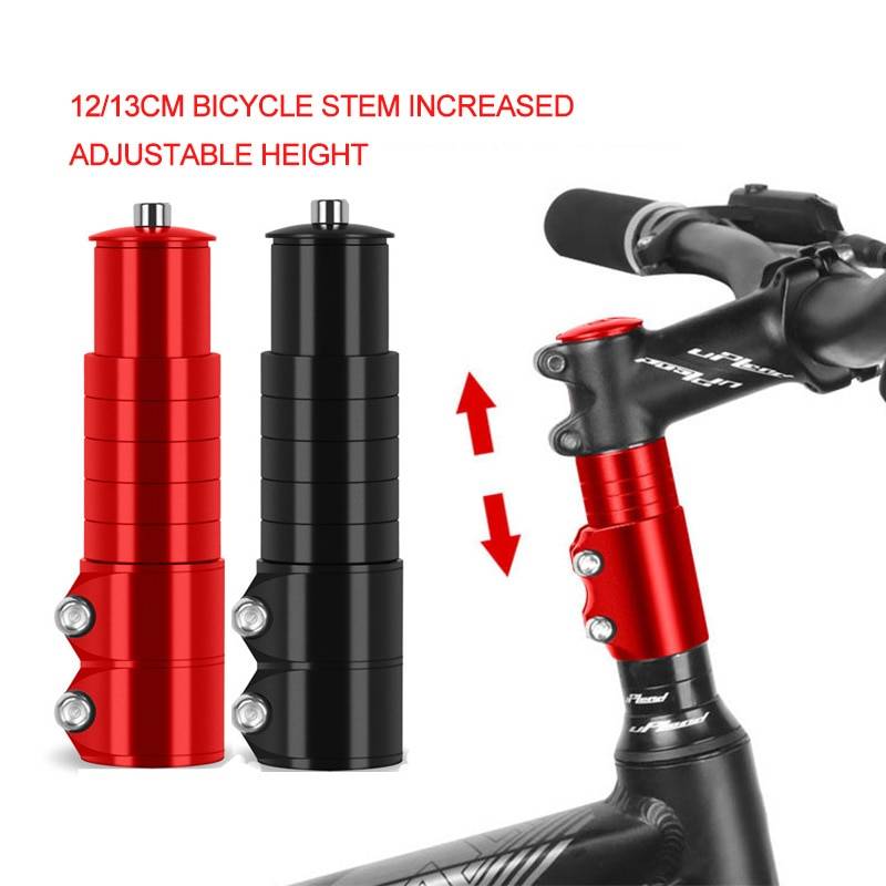 12/13cm Bicycle Handlebar Extender Bike Stem Increased MTB Bike Fork Stem Rise Up Extension Adapter Bicycle Parts Accessories Bicycle Stem Parts Color : 12cm black|13cm black|12cm Silver|13cm Silver|12cm blue|13cm blue|12cm gold|13cm gold|12cm red|13cm red 12/13cm Bicycle Handlebar Extender Bike Stem Increased MTB Bike Fork Stem Rise Up Extension Adapter Bicycle Parts Accessories Bicycle Stem Parts Color : 12cm black|13cm black|12cm Silver|13cm Silver|12cm blue|13cm blue|12cm gold|13cm gold|12cm red|13cm red