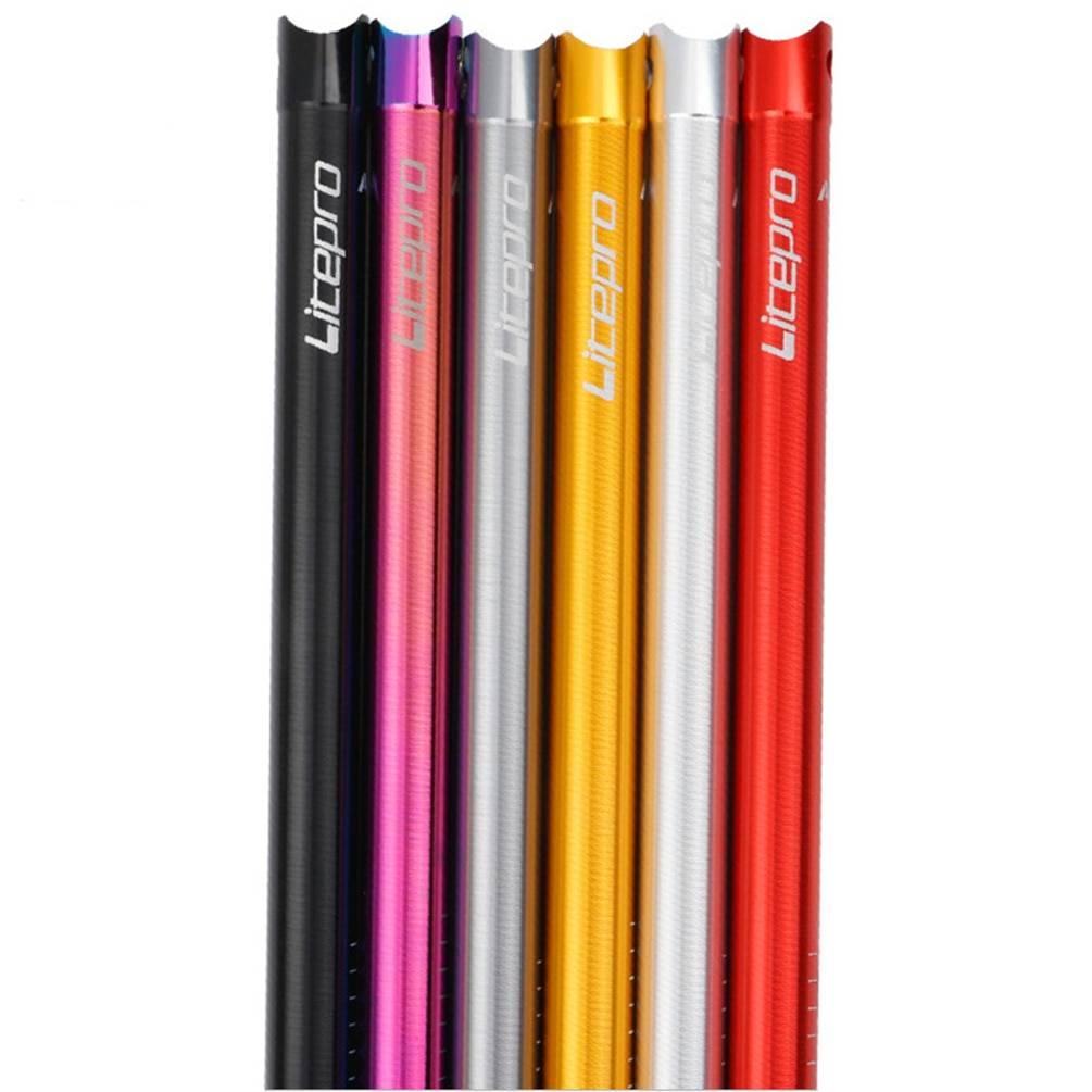 Litepro Folding Bike CNC Aluminum Alloy 31.8 * 580MM Seatpost Ultralight 338G Seat Rod Pipe Seat Tube For Fnhon Bicycle Bicycle Seat Post Parts Color : gold|silver|black|red|colorful Litepro Folding Bike CNC Aluminum Alloy 31.8 * 580MM Seatpost Ultralight 338G Seat Rod Pipe Seat Tube For Fnhon Bicycle Bicycle Seat Post Parts Color : gold|silver|black|red|colorful