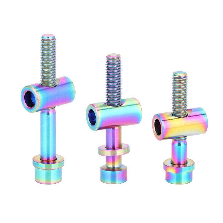 Shockproof M5x30/35/40mm ForTITANIUM Alloy Bicycle Seatpost Fixed Bolt Round Head Screw For Bicycle Accessory Parts Screw Color : Titanium M5X35|Titanium M5X30|Titanium M5X40|Rainbow M5X35|Rainbow M5X40|Rainbow M5X30 Shockproof M5x30/35/40mm ForTITANIUM Alloy Bicycle Seatpost Fixed Bolt Round Head Screw For Bicycle Accessory Parts Screw Color : Titanium M5X35|Titanium M5X30|Titanium M5X40|Rainbow M5X35|Rainbow M5X40|Rainbow M5X30