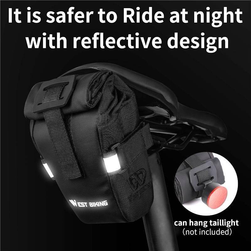 WEST BIKING Adjustable Bicycle Saddle Bag Rainproof Reflective Seatpost Saddle Bag MTB Road Bike Bag Cycling Accessories Accessories Bicycle Bags & Panniers WEST BIKING Adjustable Bicycle Saddle Bag Rainproof Reflective Seatpost Saddle Bag MTB Road Bike Bag Cycling Accessories Accessories Bicycle Bags & Panniers Bike Style Store https://bikestylestore.com https://bikestylestore.com/west-biking-adjustable-bicycle-saddle-bag-rainproof-reflective-seatpost-saddle-bag-mtb-road-bike-bag-cycling-accessories/