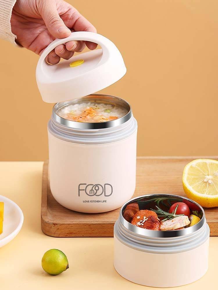 304 Stainless Steel Soup Cups Soup Cans Bento Box Porridge Soup Insulation  Cups Portable Portable Water Cups Stainless Steel Lunch Container Soup Lunc