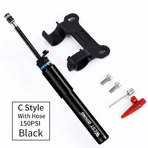 Portable Hand Aluminum Bicycle Pump